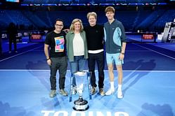 WATCH: Jannik Sinner hugs his father Hanspeter and brother Marc in a heartwarming display after winning his maiden ATP Finals crown in Turin