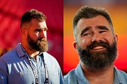 "Will never be slandering kickers again": CFB world trolls Jason Kelce for miserably failing at kicking at Pat McAfee's $100K charity event