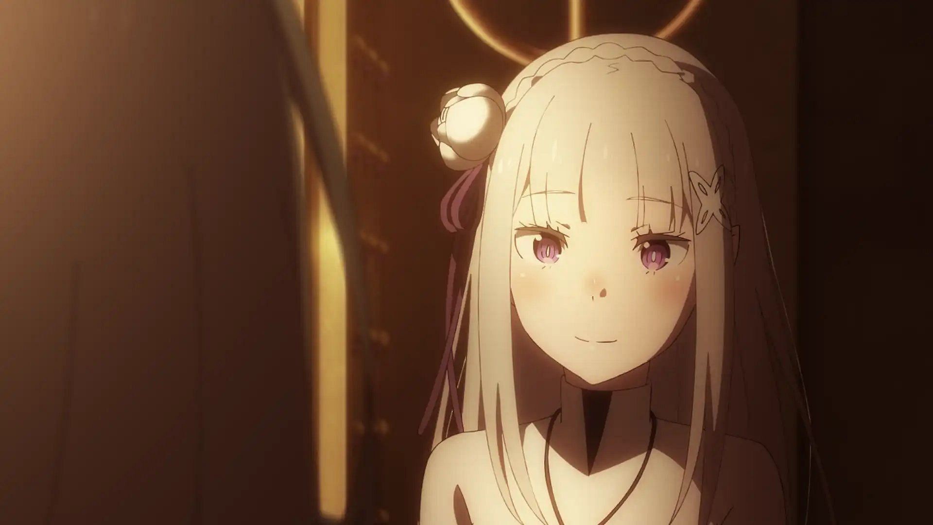 Emilia&#039;s faith in Subaru is rewarded in Re:ZERO season 3 episode 7 (Image via white Fox)