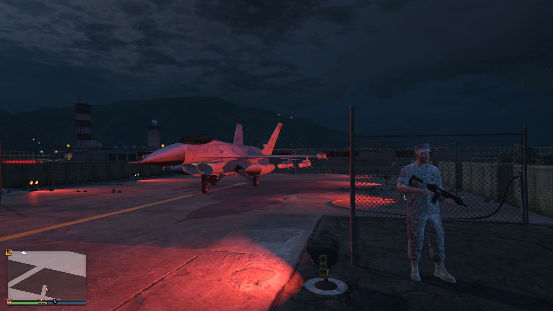 A screenshot of the JoBuilt P-996 LAZER for GTA Online aircraft guide readers (Image via Rockstar Games)