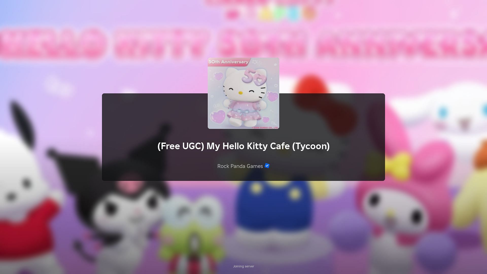 Roblox My Hello Kitty Cafe