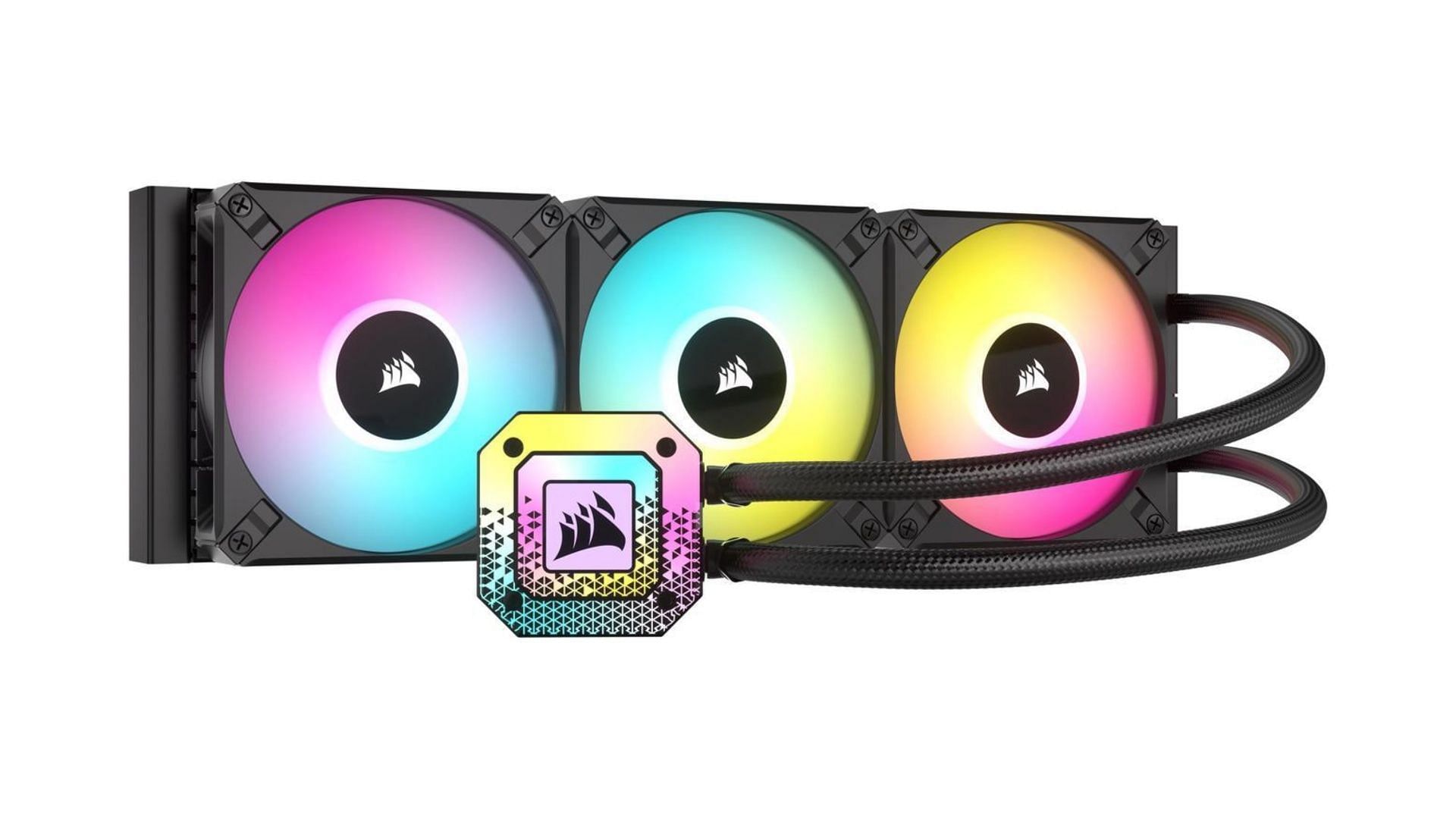 Corsair includes RGB fans with the H150i (Image via Corsair)