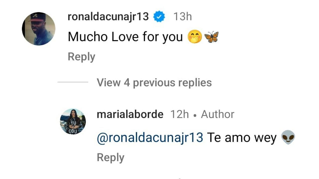 Comments on Maria Laborde's Instagram post