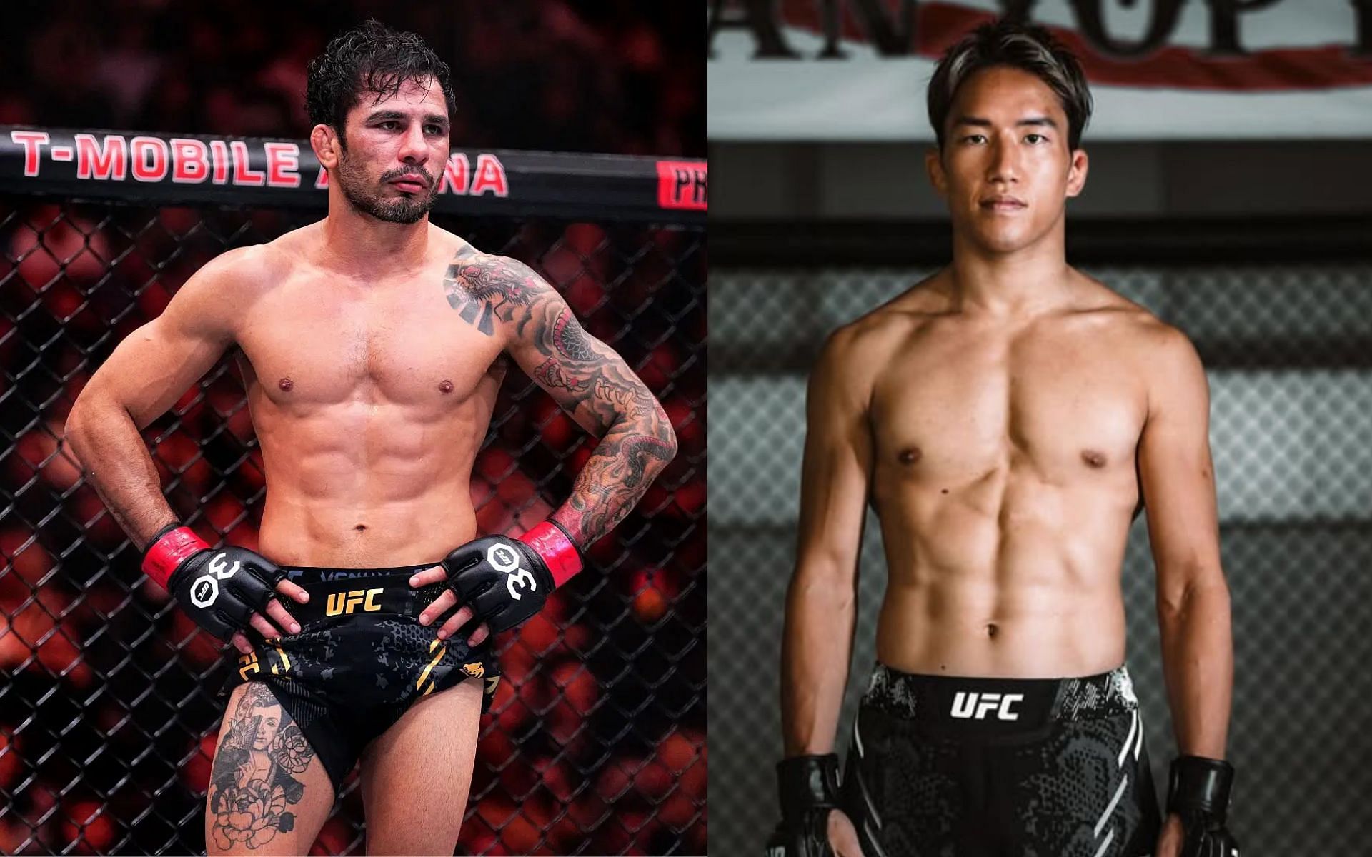 Kai Asakura (right) breaks down why he is the most dangerous contender for Alexandre Pantoja (left) ahead of UFC 310 clash [Images courtesy: Getty Images, @kai_asakura_ on Instagram]