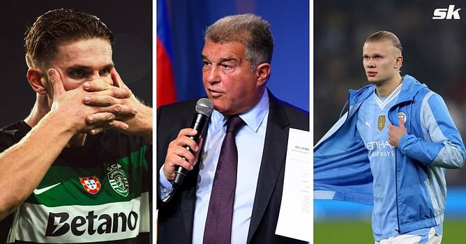 Barcelona star tells Joan Laporta not to sign Viktor Gyokeres or Erling Haaland yet as he makes request to continue playing: Reports