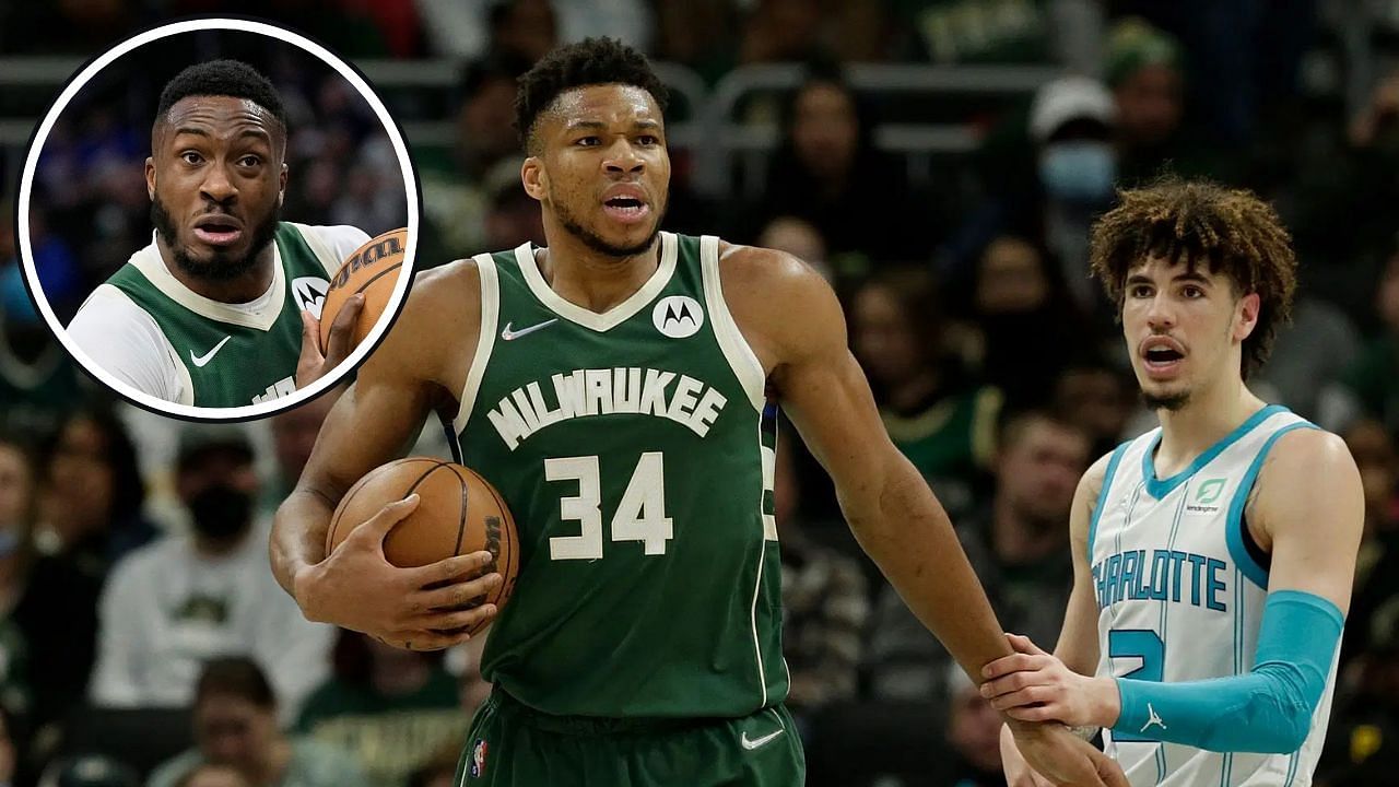 LaMelo Ball trash talks Giannis antetokounmpo