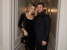 In Photos: Alex Bregman & wife Reagan steal the spotlight in all-black attire during Astros star's Rawlings Gold Glove event in NY