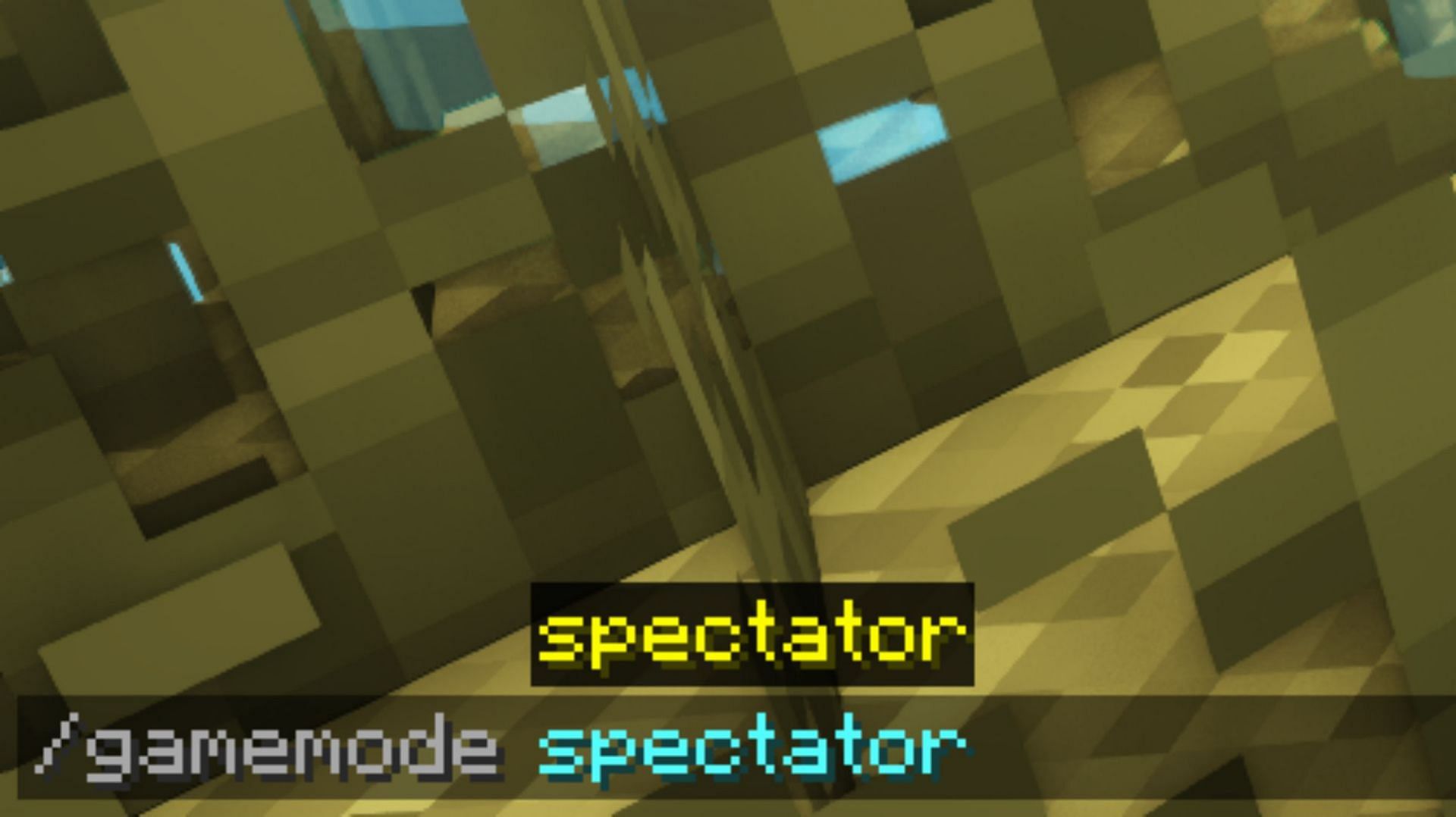 Enter the spectator mode to simply go beyond the world border (Image via Mojang Studios)