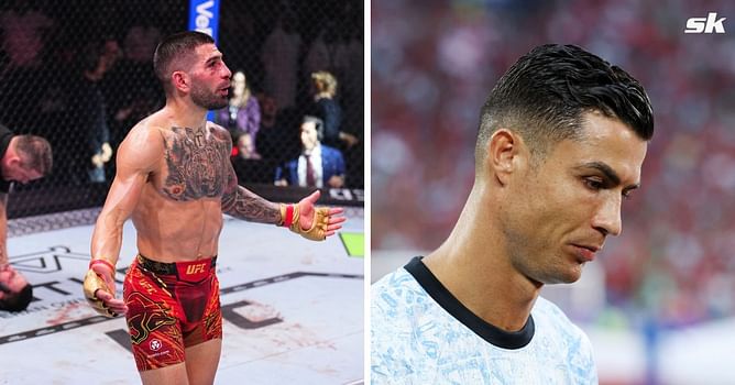 "Unable to distinguish between confidence and arrogance" - UFC star Ilia Topuria calls out Cristiano Ronaldo for his recent comments