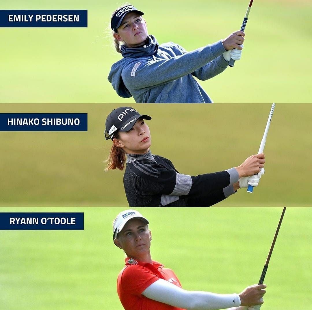 Emily Kristine Pedersen, Hinako Shibuno, and Ryann O’Toole | @lpga_tour on Instagram