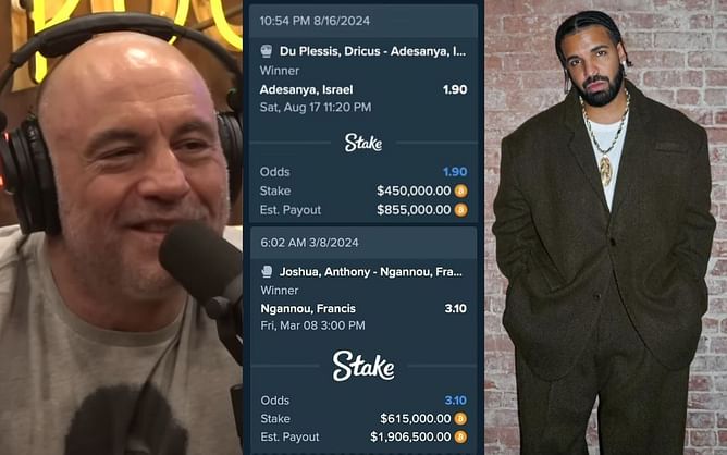 Joe Rogan makes his feelings known about Drake’s wild fight bets: "I want to call him up"