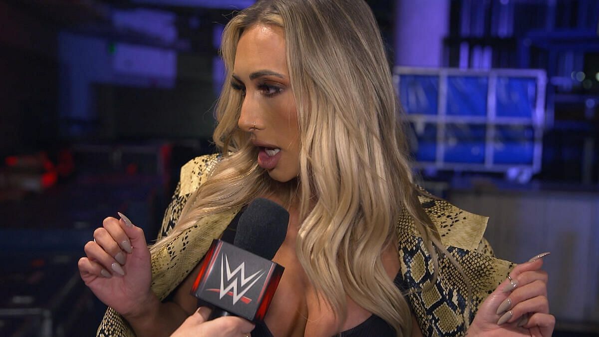 Carmella during a backstage interview (Picture Courtesy: WWE.com)