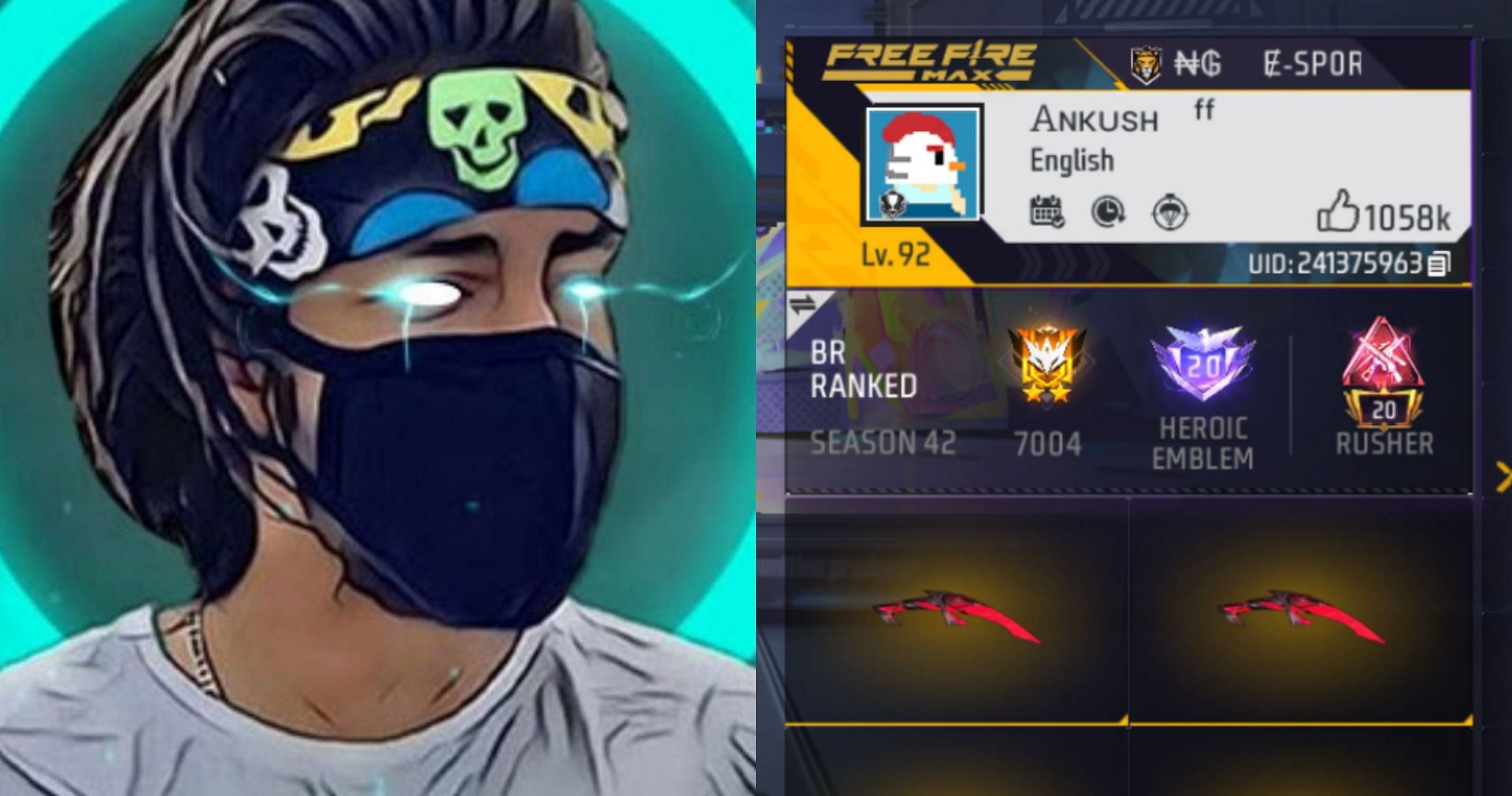 Free Fire MAX (Image via Youtube Channel Logo &amp; Garena/Screenshot)