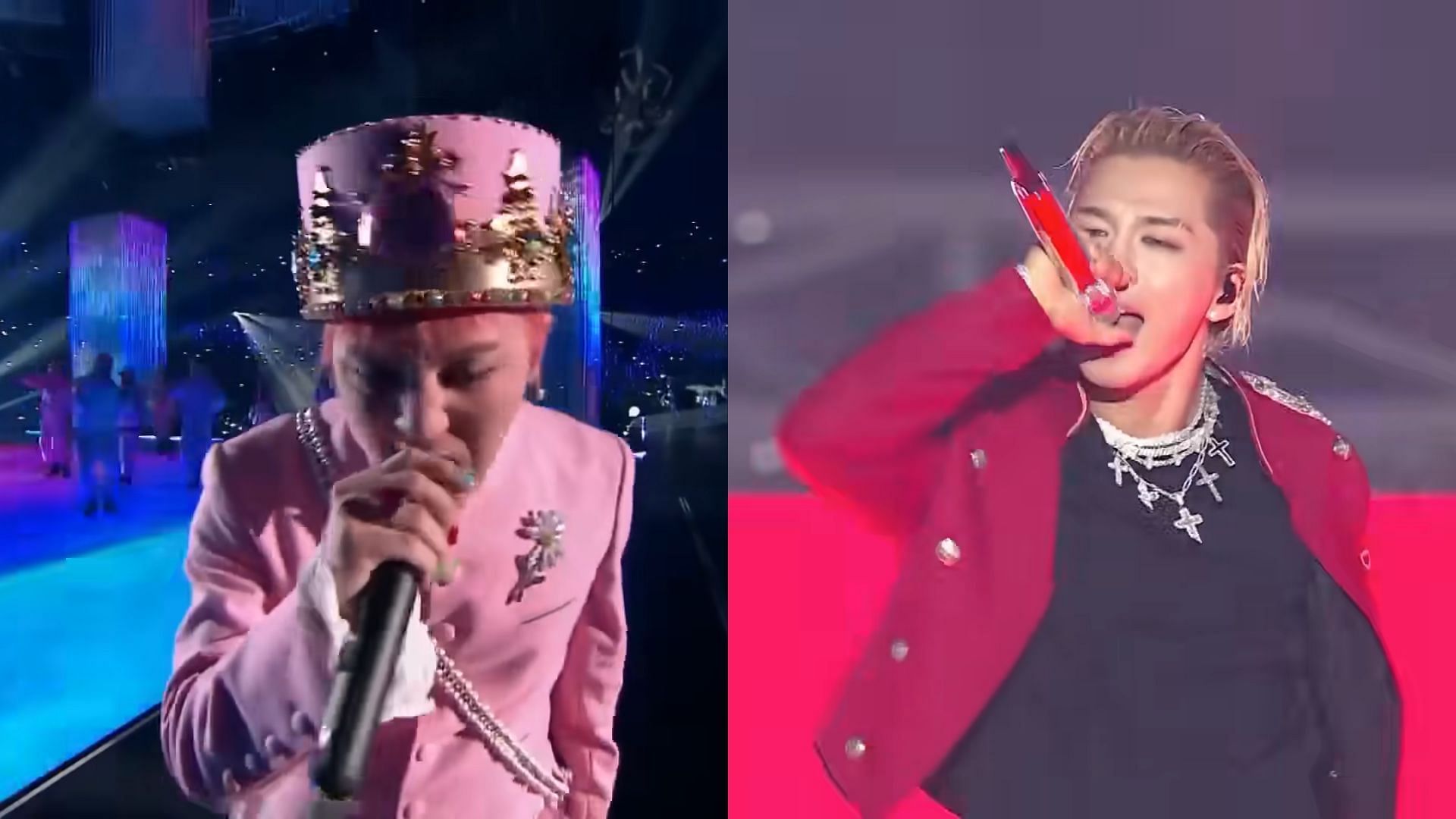 BIGBANG and G-Dragon reunited on the 2024 MAMA Awards stage (Image via YouTube/@mnetkpop)