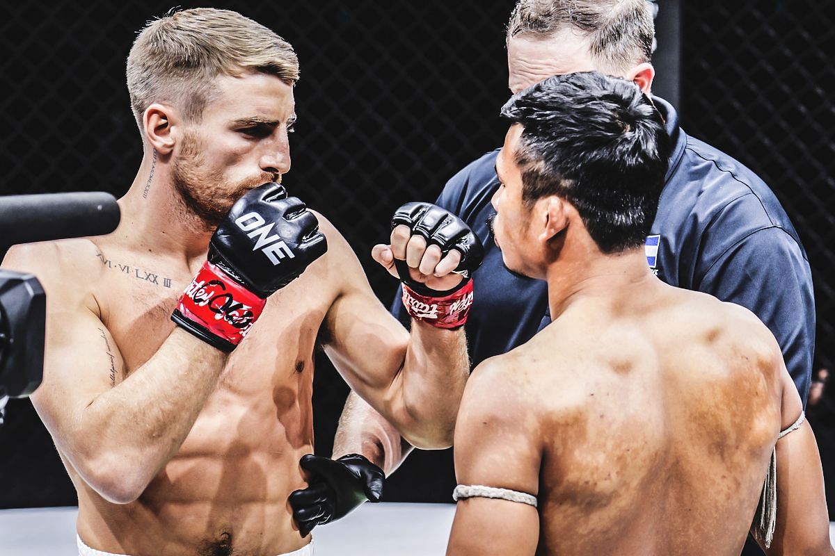 Jonathan Haggerty (left) is ready to start his redemption arc after his Denver loss. [Photo from ONE Championship]