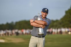 WATCH: Fans go crazy as Bryson DeChambeau brings his US Open trophy to SMU students section