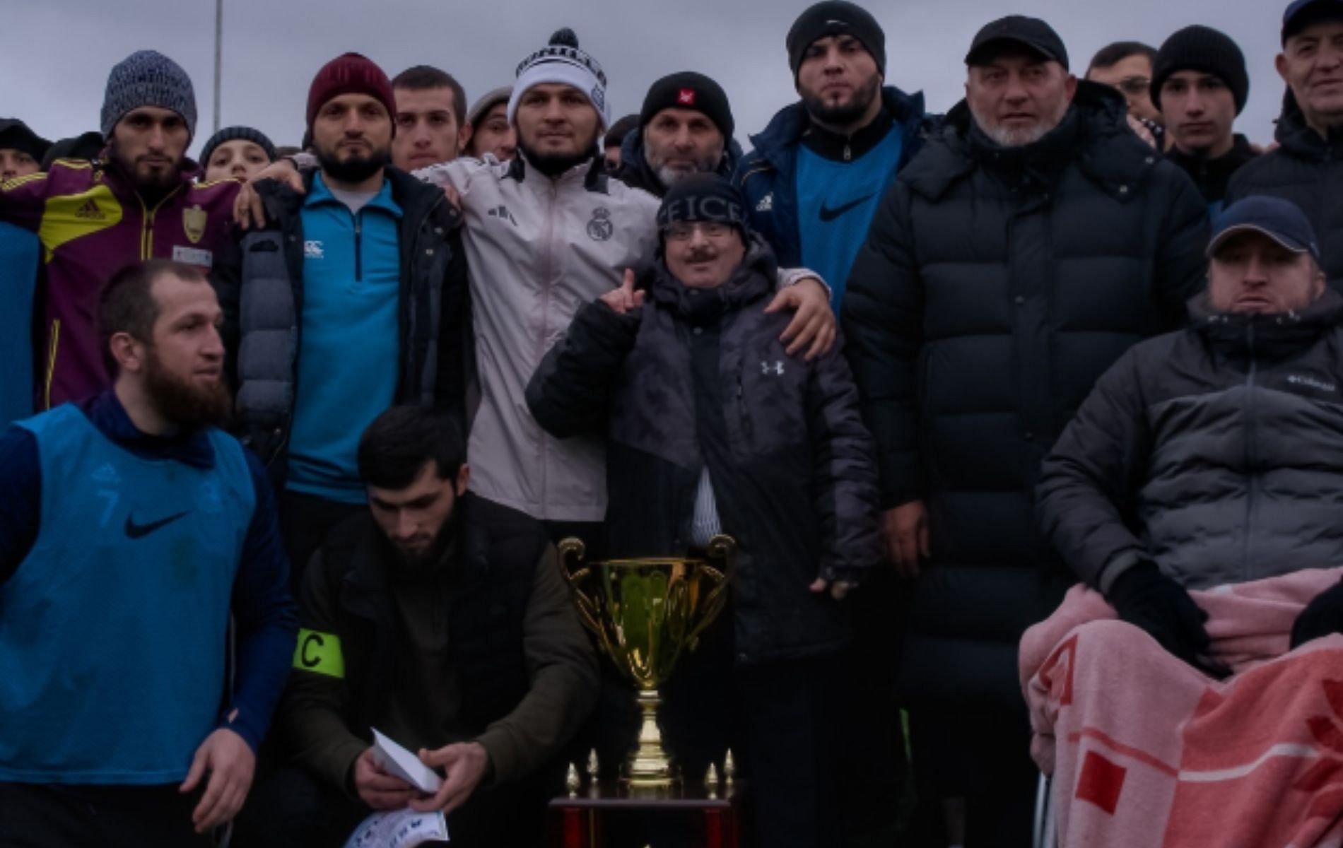 Khabib Nurmagomedov shares photos after winning soccer cup Usman Nurmagomedov. [Image Courtesy: @ 