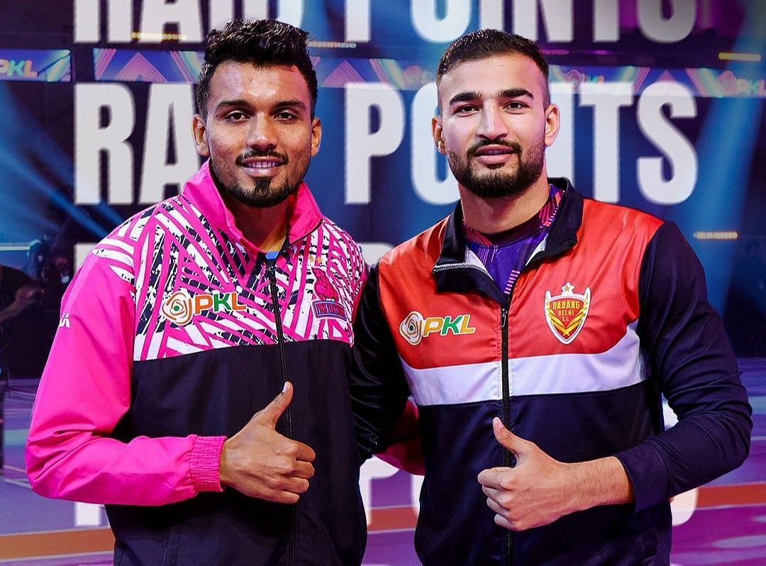 अर्जुन देशवाल और आशु मलिक (Photo Credit - @ProKabaddi)