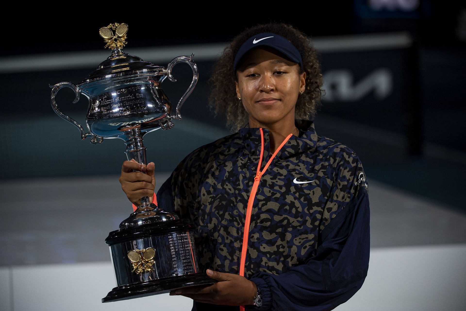 Naomi Osaka at the Australian Open 2021. (Photo: Getty)