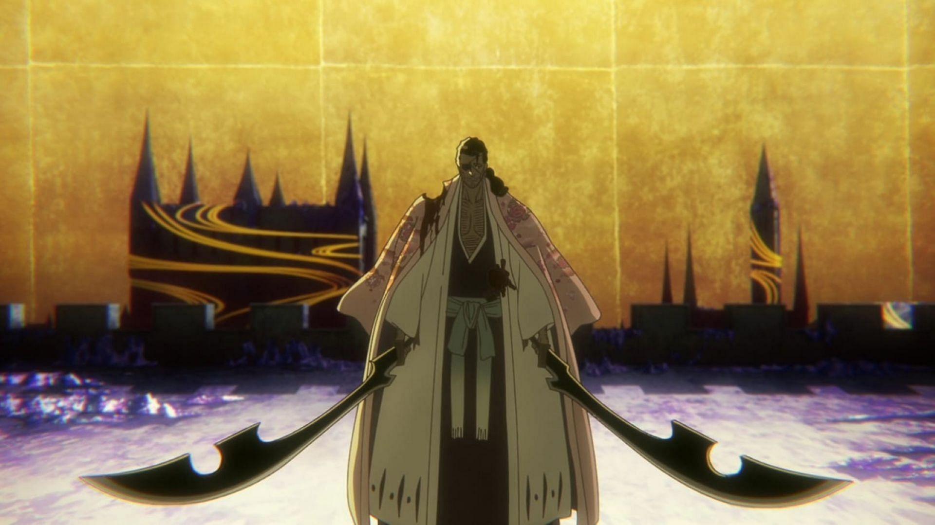 Shunsui Kyoraku in the episode (Image via Pierrot Films)