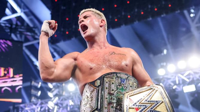 Major name seemingly teases title vs. title match with Cody Rhodes after WWE Crown Jewel 2024