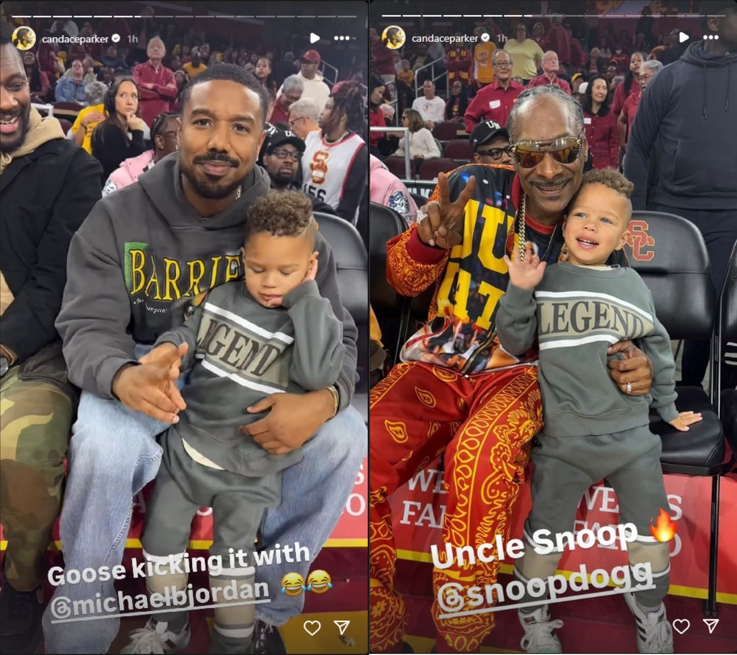 Candace Parker shared these on her Instagram. (Photo: Screengrabbed from Candace&#039;s IG stories)