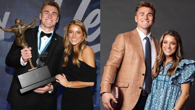 Bo Nix's wife Izzy radiates with joy at QB's historic, 307-yard, 4-TD outing