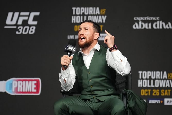 Merab Dvalishvili shares one-word reaction to Sean O'Malley accusing him of being "terrified" of Umar Nurmagomedov