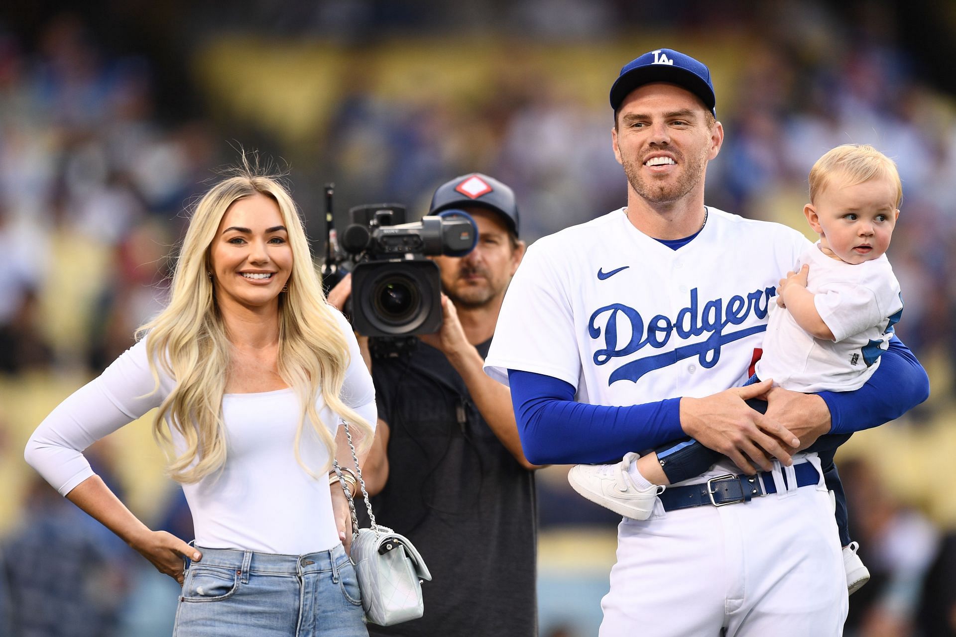 Chelsea Freeman (L) and Freddie Freeman (R) - Image via Getty