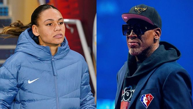When Trinity Rodman set aside differences with dad Dennis Rodman after surprise sideline embrace during her game: "We don’t see eye to eye"