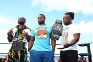 Xavier Woods (right) has yet to win a singles title (Image: Getty)