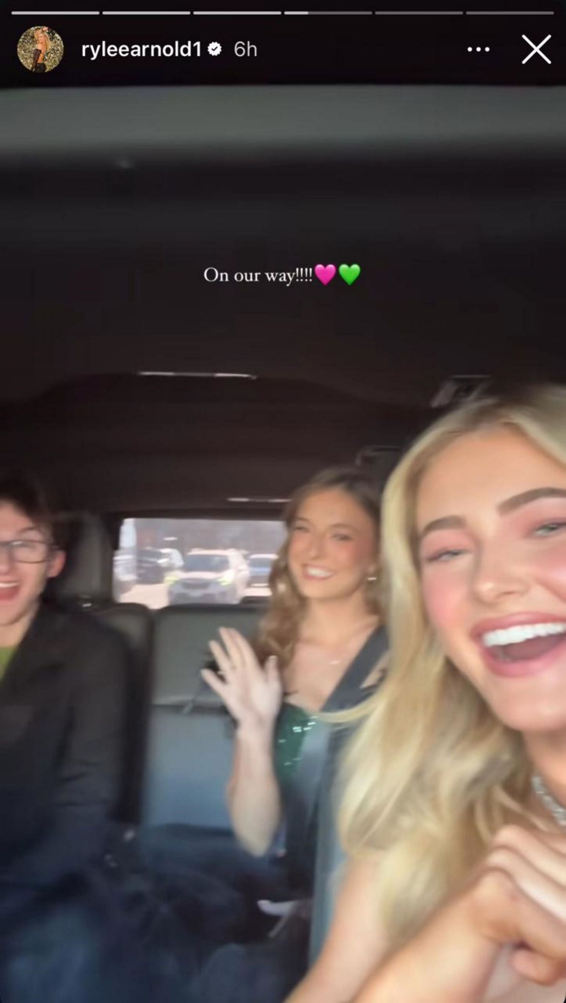 Rylee Arnold heads to the Wicked premiere night; Instagram - @ryleearnold1