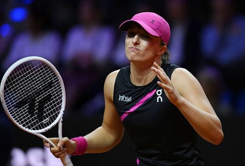 Iga Swiatek at the WTA Tour - Stuttgart - Source: Getty