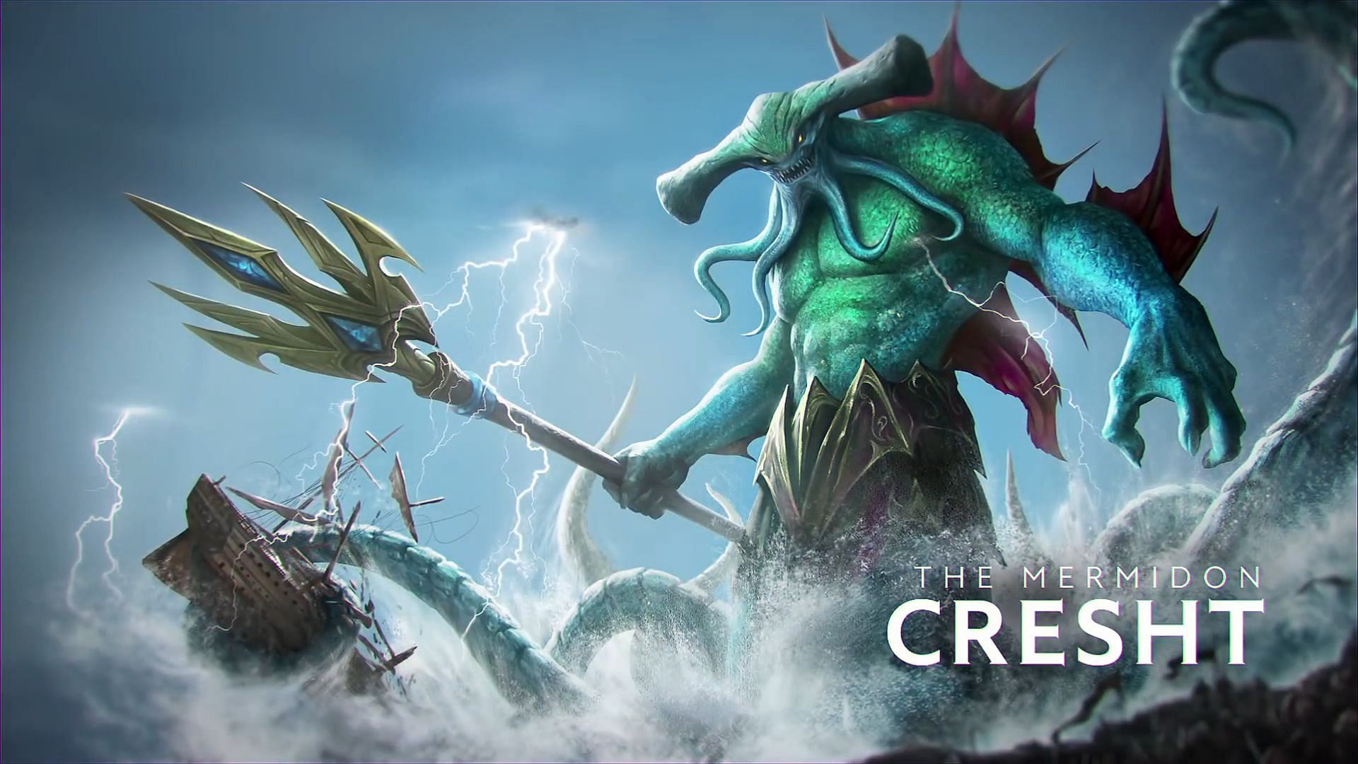 Cresht is a DPS tank among crowd control heroes in Arena of Valor (Image via Level Infinite)