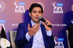 [Watch] Akash Ambani gets up to shake hands with RCB management for not using RTM after MI acquire Will Jacks at IPL 2025 auction