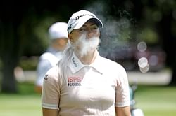 Charley Hull rips a dart, gets physio, all in the middle of the Annika LPGA Tournament