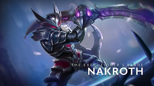 Nakroth is a very mobile assassin among jungle heroes in Arena of Valor with a high ganking capability (Image via Level Infinite)