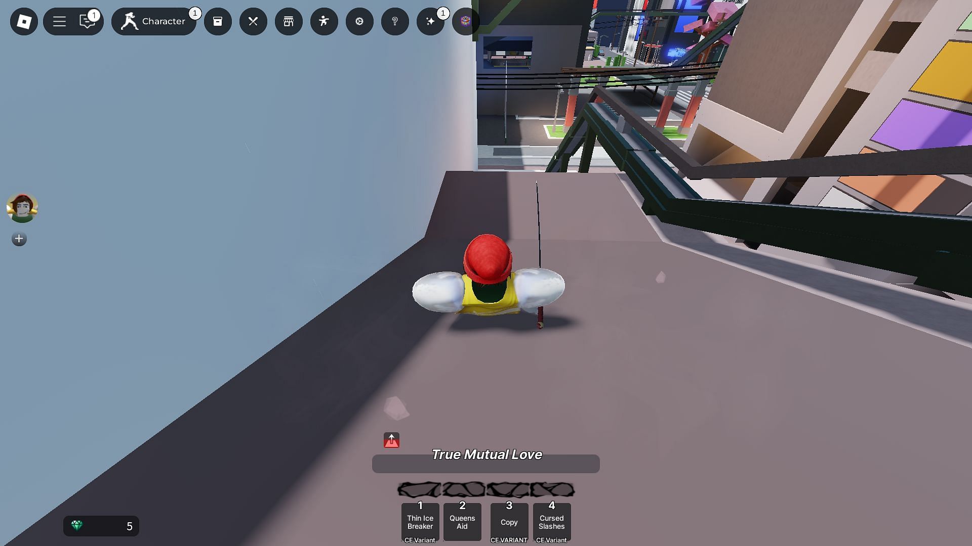 Perform a slide (Image via Roblox)