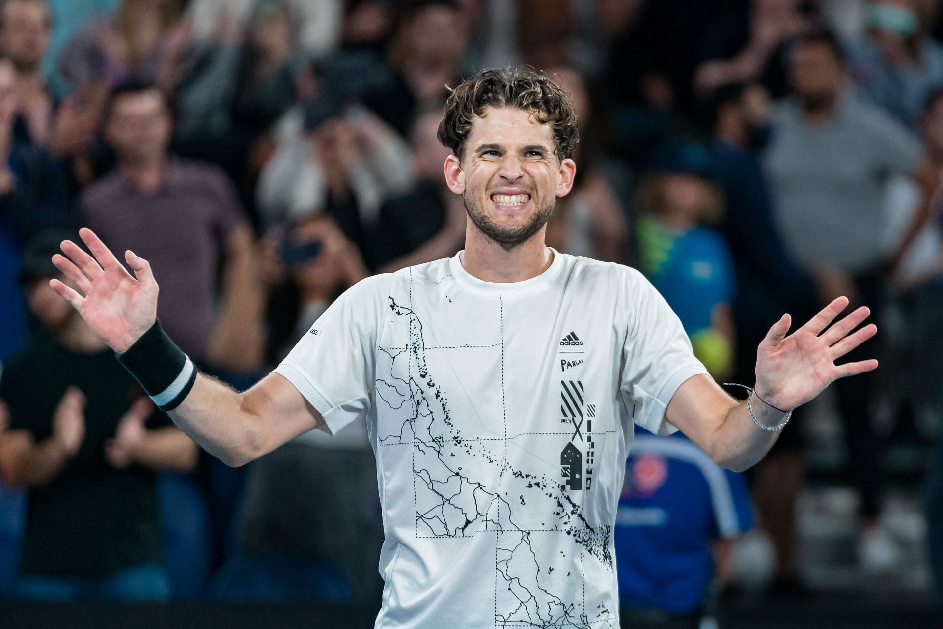 Dominic Thiem at the Australian Open 2021. (Photo: Getty)