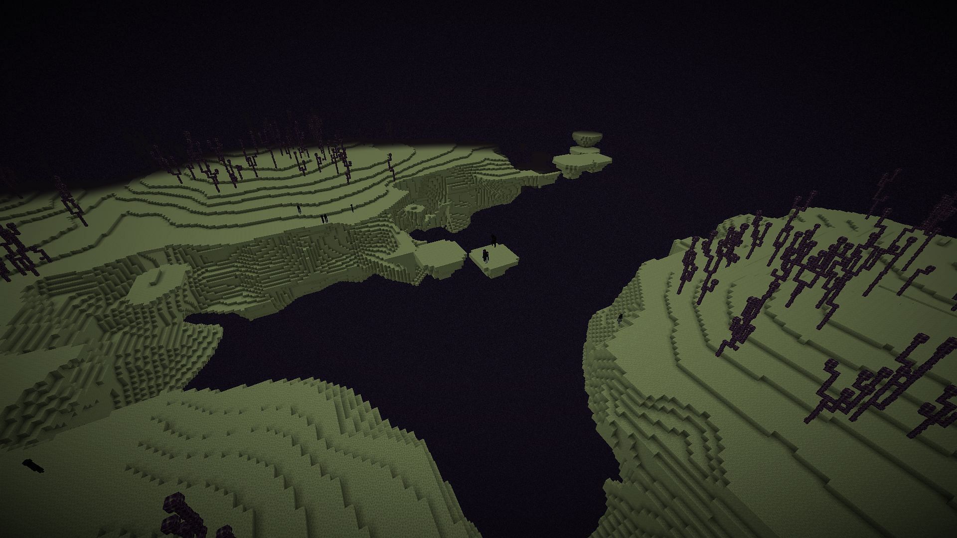 The End looks barren right now (Image via Mojang Studios)