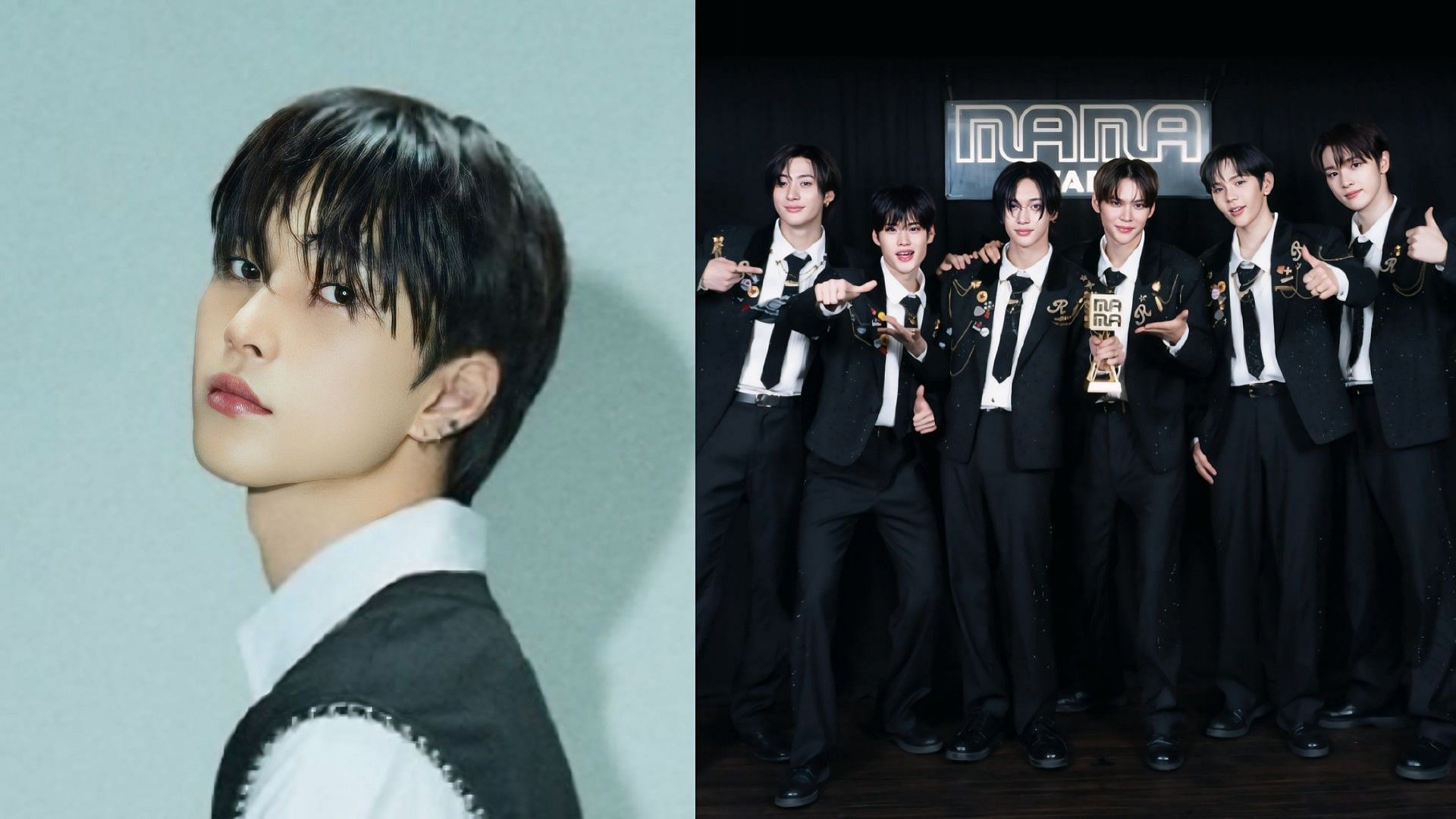 SM hit with fan backlash over RIIZE OT7 support materials seizure amidst Seunghan removal controversy at 2024 MAMA Awards (Image via Instagram/@seunghan.smofficial and @mnet_mama)