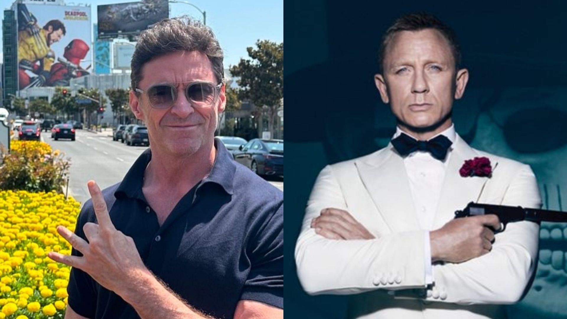 Hugh Jackman declined the role of James Bond in Casino Royale. (Images via Instagram/@thehughjackman/@007)