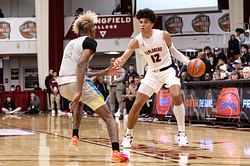 CeCe Boozer, Cayden Boozer, and Cameron Boozer's girlfriend react to his snaps ahead of the upcoming HS season