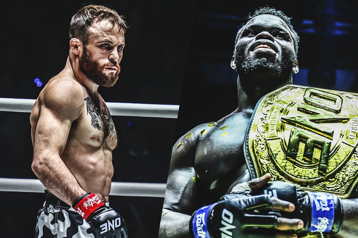 Jarred Brooks and Oumar &lsquo;Reug Reug&rsquo; Kane - Photo by ONE Championship