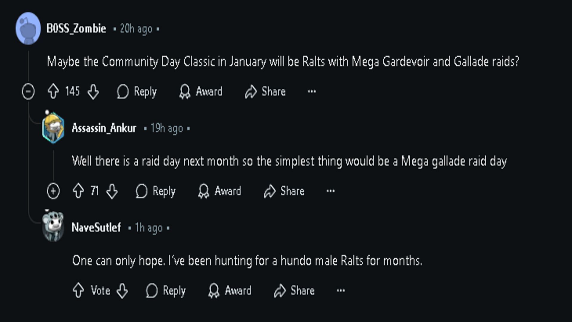 This accidental reveal could hint at Mega Gallade coming in January&#039;s Community Day