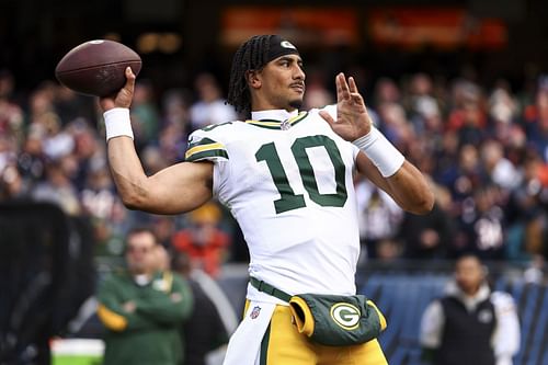 Jordan Love at Green Bay Packers v Chicago Bears - Source: Getty