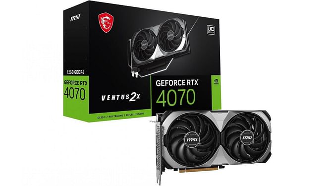 MSI Ventus GeForce RTX 4070 12GB available under $490 on this Black Friday 2024
