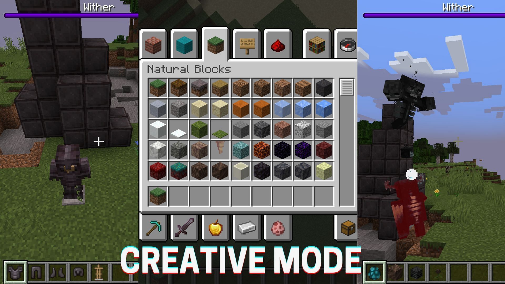 Creative mode is a place where you can have limitless fun