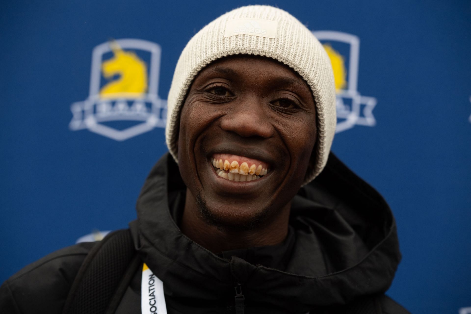 Geoffrey Koech winner of the half marathon event during the 2022 edition (Image via: Getty Images)