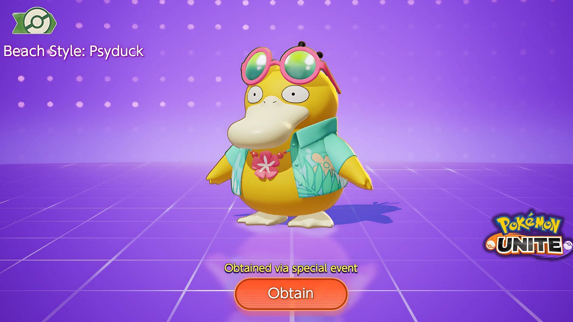 Beach Style: Psyduck (Image via The Pokemon Company)